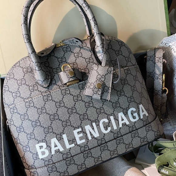 Gucci X Balenciaga The Hacker Project Small Ville Bag NEW Limited Edition - Picture 7 of 14